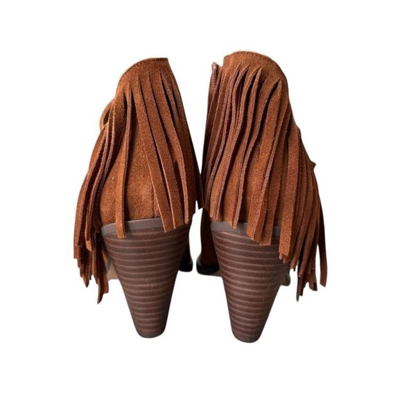 Jessica Simpson Women's Jewles Cinnamon Fringe Western Boots size 10M NWOB - Picture 4 of 8